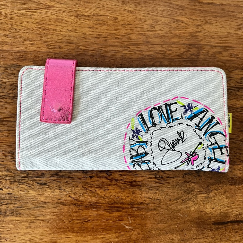 Gwen Stefani Whatever It Takes Canvas Slim Wallet